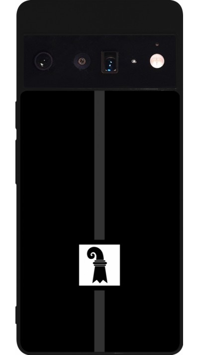 Google Pixel 6 Pro Case Hülle - Silikon schwarz Kanton BS schwarz