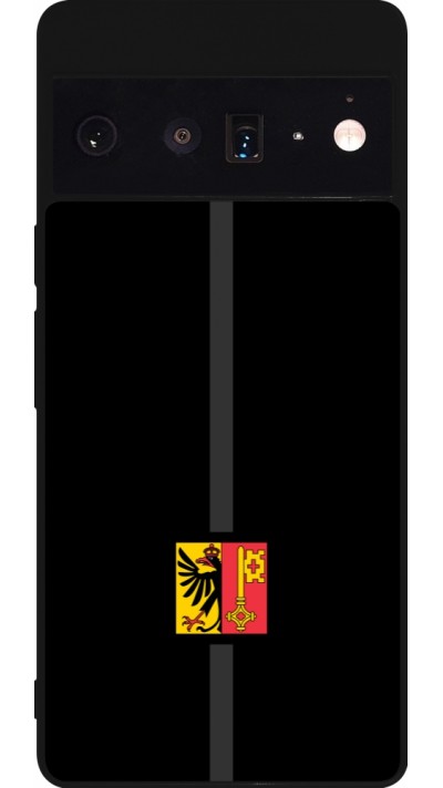 Google Pixel 6 Pro Case Hülle - Silikon schwarz Kanton GE schwarz