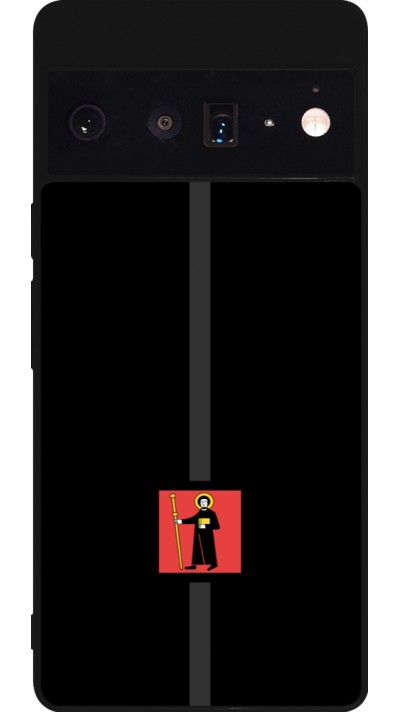 Google Pixel 6 Pro Case Hülle - Silikon schwarz Kanton GL schwarz