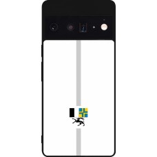 Google Pixel 6 Pro Case Hülle - Silikon schwarz Kanton GR weiss