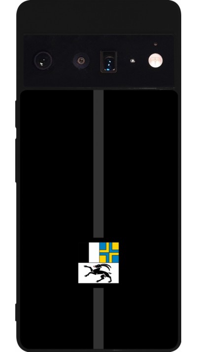 Google Pixel 6 Pro Case Hülle - Silikon schwarz Kanton GR schwarz