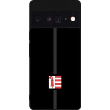 Google Pixel 6 Pro Case Hülle - Silikon schwarz Kanton JU schwarz