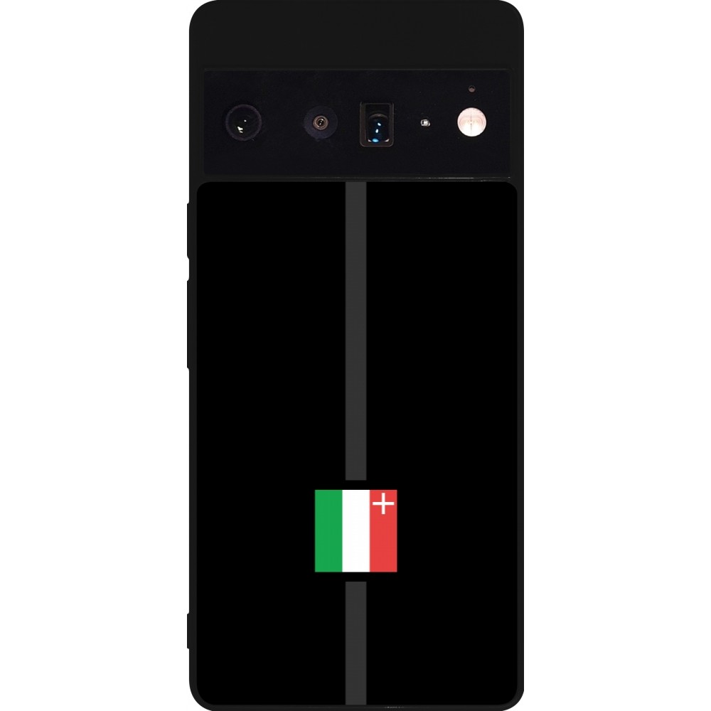 Google Pixel 6 Pro Case Hülle - Silikon schwarz Kanton NE schwarz