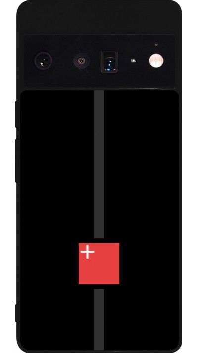 Google Pixel 6 Pro Case Hülle - Silikon schwarz Kanton SZ schwarz