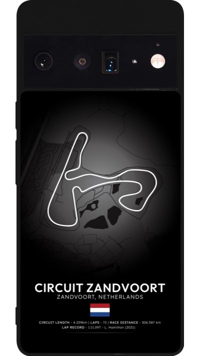 Google Pixel 6 Pro Case Hülle - Silikon schwarz F1 Track 2025 Netherlands