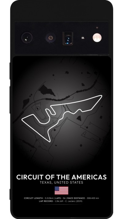 Google Pixel 6 Pro Case Hülle - Silikon schwarz F1 Track 2025 United States