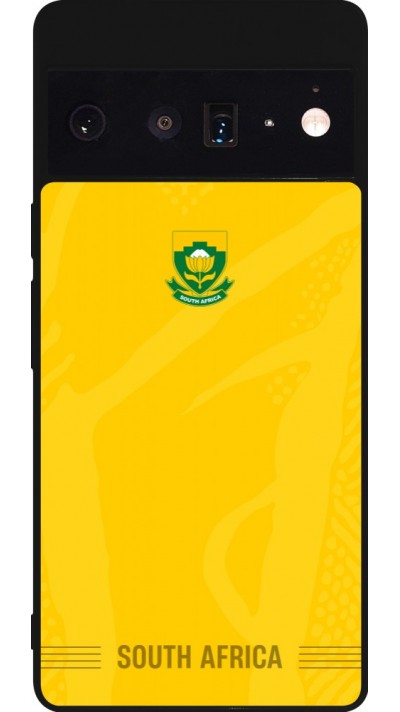 Google Pixel 6 Pro Case Hülle - Silikon schwarz Südafrika 2026 personalisierbares Fussballtrikot