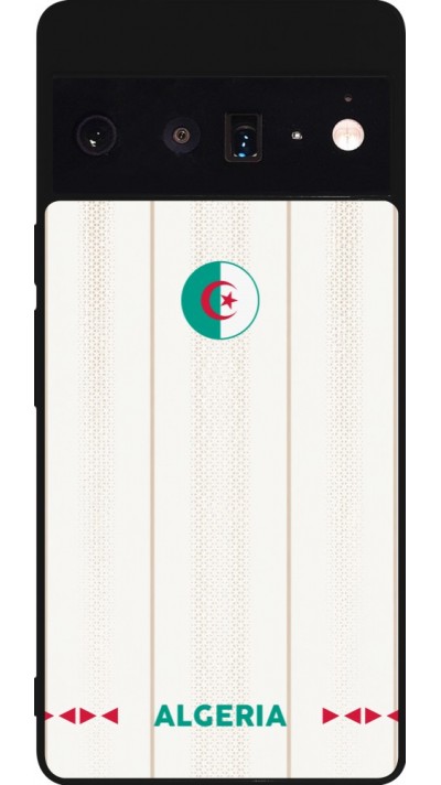 Google Pixel 6 Pro Case Hülle - Silikon schwarz Algerien 2026 personalisierbares Fussballtrikot