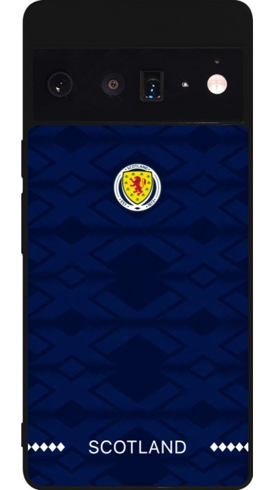 Google Pixel 6 Pro Case Hülle - Silikon schwarz Schottland 2026 personalisierbares Fussballtrikot