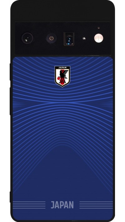 Google Pixel 6 Pro Case Hülle - Silikon schwarz Japan 2022 personalisierbares Fussballtrikot