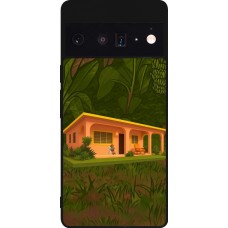 Google Pixel 6 Pro Case Hülle - Silikon schwarz Benitos house DTMF