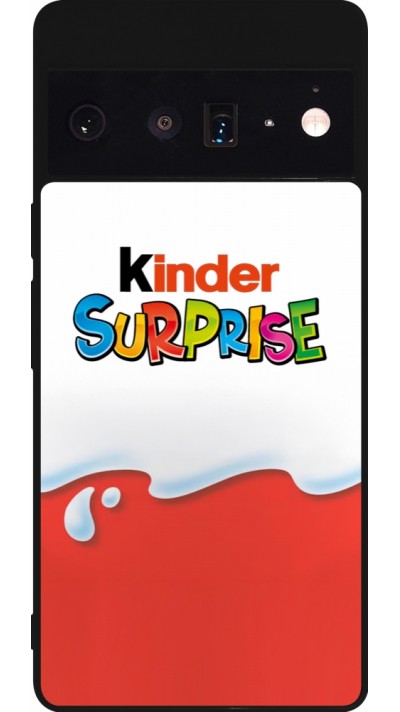 Coque Google Pixel 6 Pro - Silicone rigide noir Kinder Surprise Coque Google Pixel 6 Pro - Silicone rigide noir Kinder Surprise