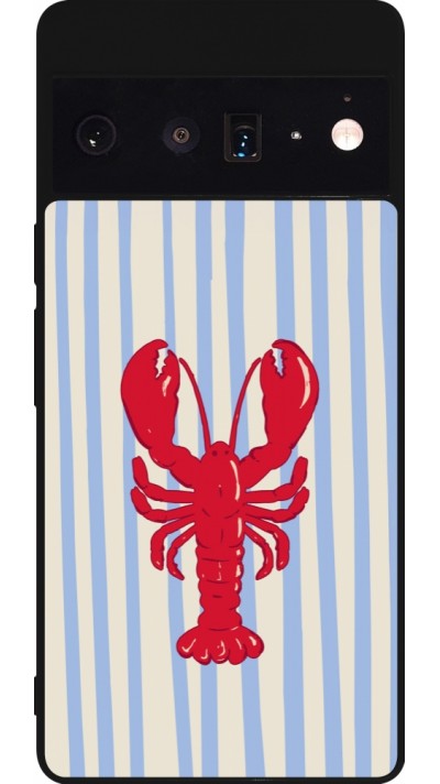 Google Pixel 6 Pro Case Hülle - Silikon schwarz Red lobster 2026