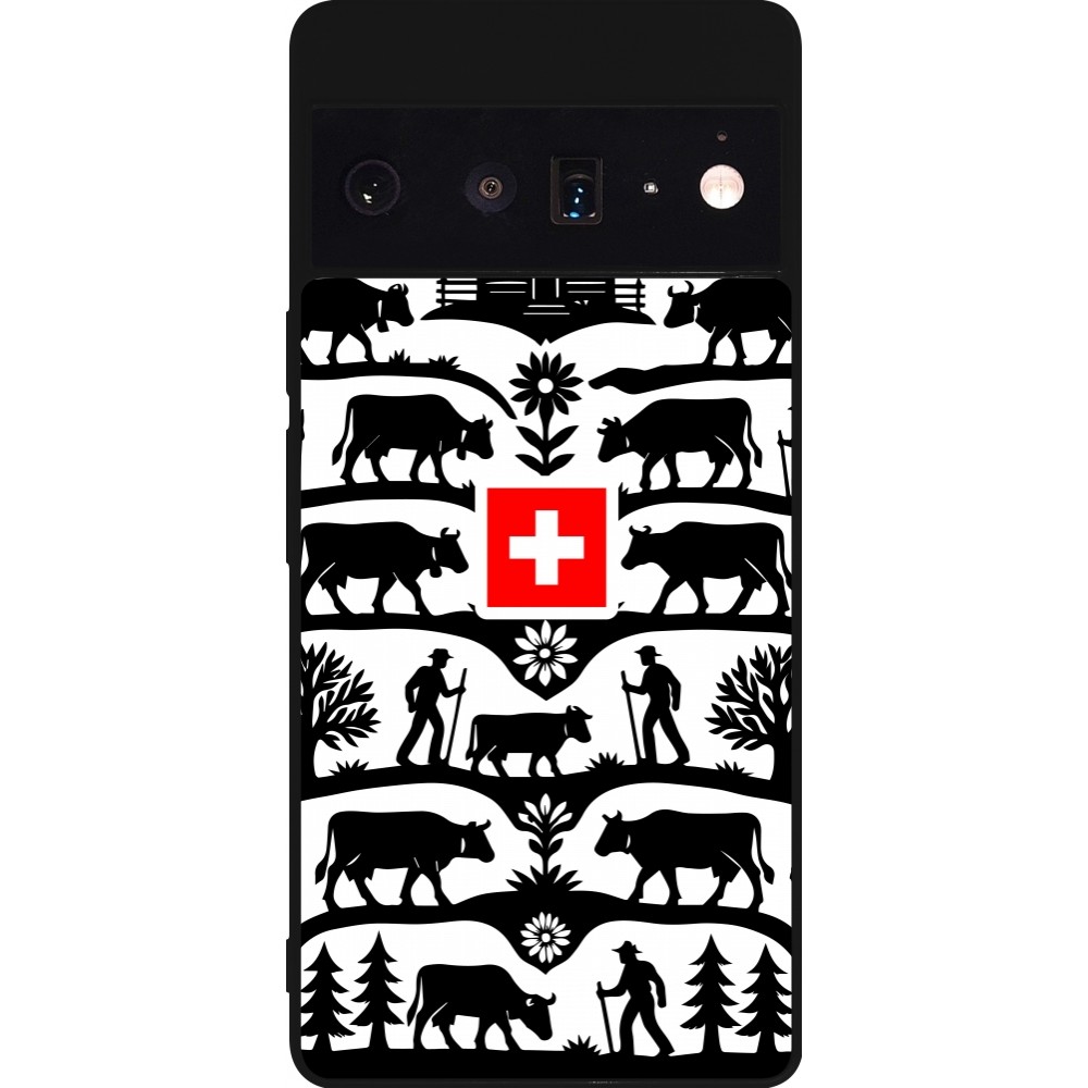 Google Pixel 6 Pro Case Hülle - Silikon schwarz Poya Schweiz 3