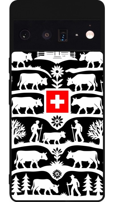 Google Pixel 6 Pro Case Hülle - Silikon schwarz Poya Schweiz 3 schwarz