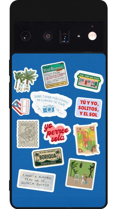 Google Pixel 6 Pro Case Hülle - Silikon schwarz Seals of the Dominican Republic DTMF