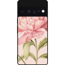 Google Pixel 6 Pro Case Hülle - Silikon schwarz Just Bloom 2026