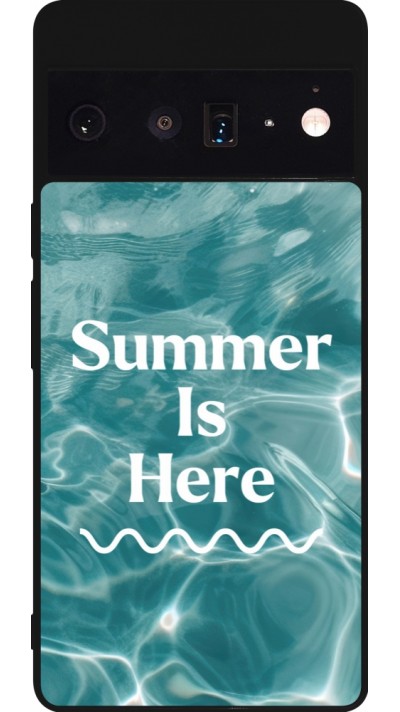 Google Pixel 6 Pro Case Hülle - Silikon schwarz Summer 2025 Summer is here