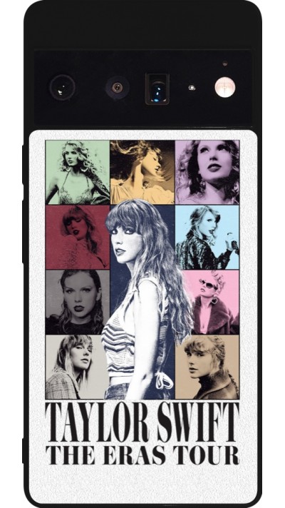 Coque Google Pixel 6 Pro - Silicone rigide noir Taylor Swift The Eras Tour