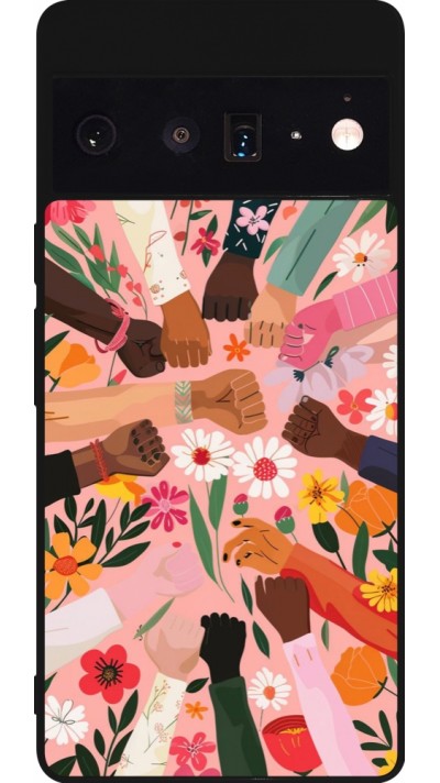 Google Pixel 6 Pro Case Hülle - Silikon schwarz Womens day 2026 8