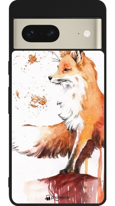 Google Pixel 7 Case Hülle - Silikon schwarz Autumn 21 Fox Google Pixel 7 Case Hülle - Silikon schwarz Autumn 21 Fox