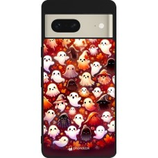 Google Pixel 7 Case Hülle - Silikon schwarz Gespenster Herbst niedlich