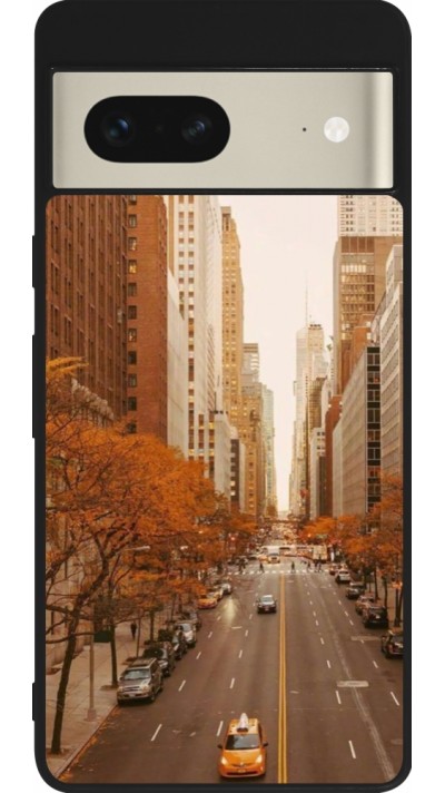 Google Pixel 7 Case Hülle - Silikon schwarz Autumn 2024 New York city Google Pixel 7 Case Hülle - Silikon schwarz Autumn 2024 New York city