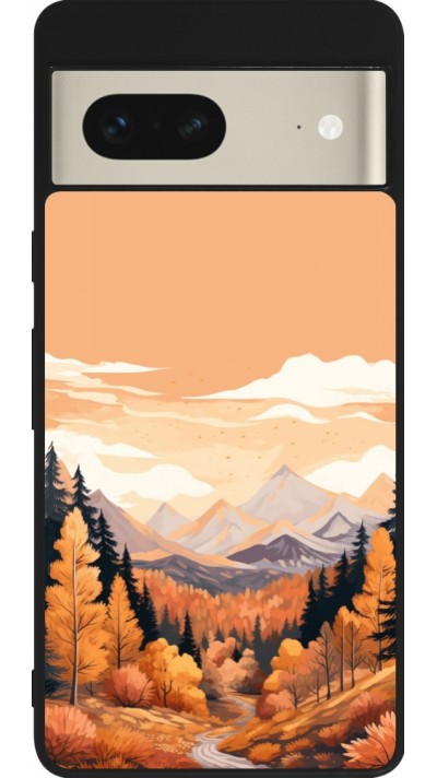 Google Pixel 7 Case Hülle - Silikon schwarz Autumn 25 Mountains Google Pixel 7 Case Hülle - Silikon schwarz Autumn 25 Mountains