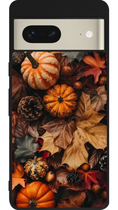 Google Pixel 7 Case Hülle - Silikon schwarz Autumn 25 Pumpkin Google Pixel 7 Case Hülle - Silikon schwarz Autumn 25 Pumpkin