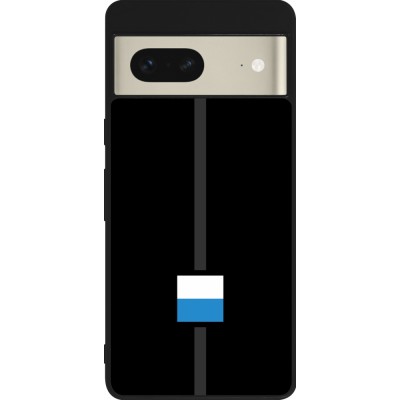 Google Pixel 7 Case Hülle - Silikon schwarz Kanton LU schwarz