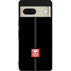 Google Pixel 7 Case Hülle - Silikon schwarz Kanton NW schwarz