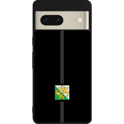 Google Pixel 7 Case Hülle - Silikon schwarz Kanton TG schwarz