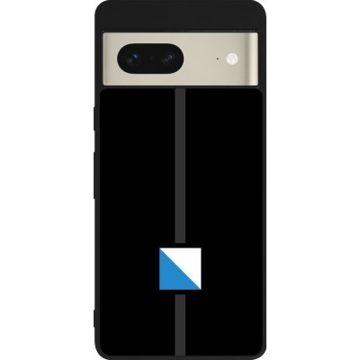 Google Pixel 7 Case Hülle - Silikon schwarz Kanton ZH schwarz