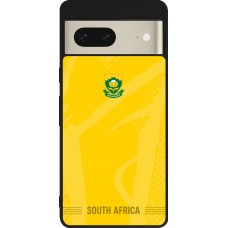 Google Pixel 7 Case Hülle - Silikon schwarz Südafrika 2026 personalisierbares Fussballtrikot