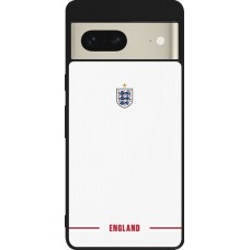 Google Pixel 7 Case Hülle - Silikon schwarz England 2026 personalisierbares Fussballtrikot