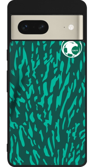 Google Pixel 7 Case Hülle - Silikon schwarz Saudi-Arabien 2022 personalisierbares Fussballtrikot Google Pixel 7 Case Hülle - Silikon schwarz Saudi-Arabien 2022 personalisierbares Fussballtrikot