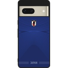 Google Pixel 7 Case Hülle - Silikon schwarz Japan 2026 personalisierbares Fussballtrikot