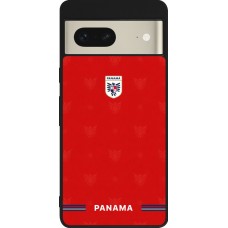Google Pixel 7 Case Hülle - Silikon schwarz Panama 2026 personalisierbares Fussballtrikot