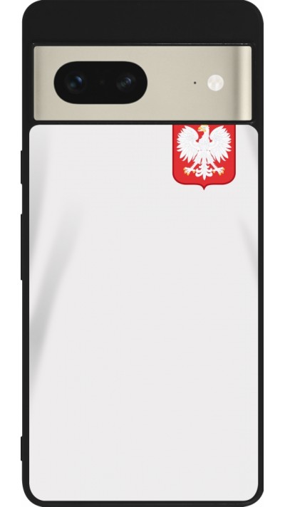 Google Pixel 7 Case Hülle - Silikon schwarz Polen 2022 personalisierbares Fussballtrikot Google Pixel 7 Case Hülle - Silikon schwarz Polen 2022 personalisierbares Fussballtrikot