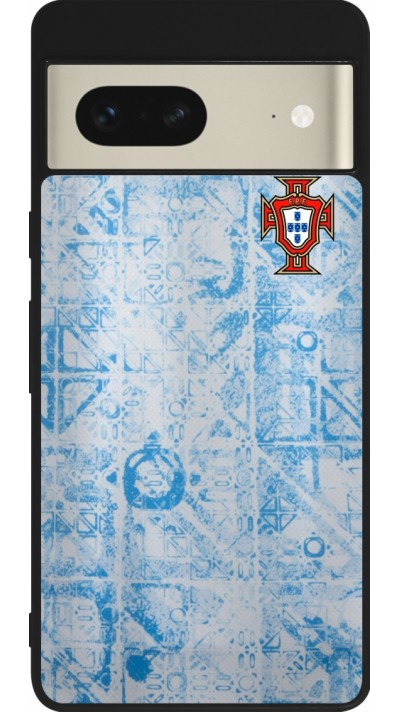Google Pixel 7 Case Hülle - Silikon schwarz Portugal Away personalisierbares Fussballtrikot Google Pixel 7 Case Hülle - Silikon schwarz Portugal Away personalisierbares Fussballtrikot