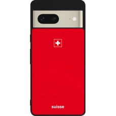Google Pixel 7 Case Hülle - Silikon schwarz Schweiz 2026 personalisierbares Fussballtrikot