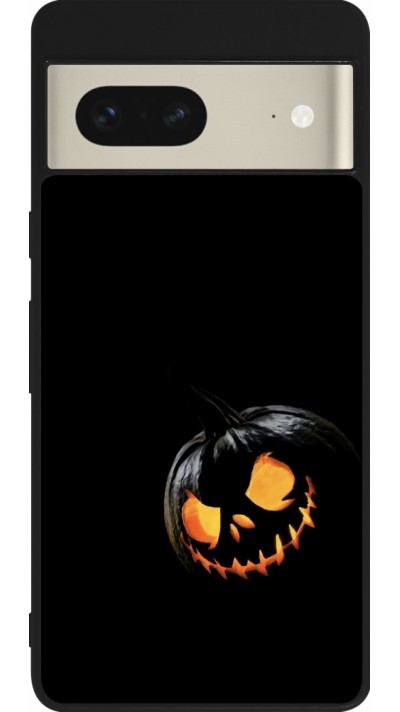 Google Pixel 7 Case Hülle - Silikon schwarz Halloween 2023 discreet pumpkin Google Pixel 7 Case Hülle - Silikon schwarz Halloween 2023 discreet pumpkin