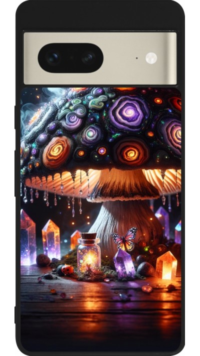Google Pixel 7 Case Hülle - Silikon schwarz Halloween Zaubertrank Magie Google Pixel 7 Case Hülle - Silikon schwarz Halloween Zaubertrank Magie