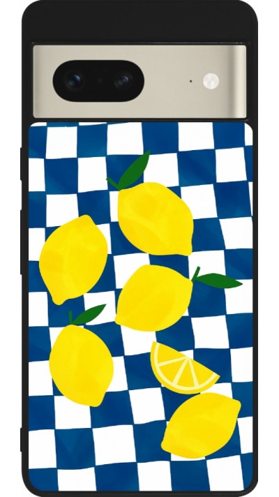 Google Pixel 7 Case Hülle - Silikon schwarz Illustration lemons 2026