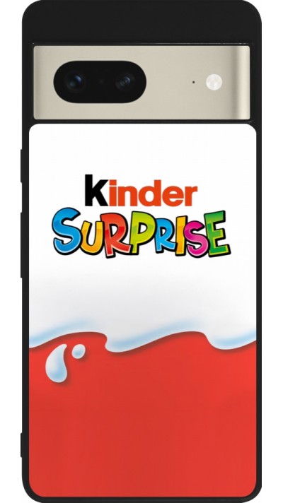 Google Pixel 7 Case Hülle - Silikon schwarz Kinder Surprise Google Pixel 7 Case Hülle - Silikon schwarz Kinder Surprise
