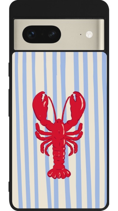 Google Pixel 7 Case Hülle - Silikon schwarz Red lobster 2026