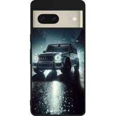 Google Pixel 7 Case Hülle - Silikon schwarz Mercedes G AMG Nacht