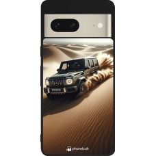 Google Pixel 7 Case Hülle - Silikon schwarz Mercedes G Drift Wueste