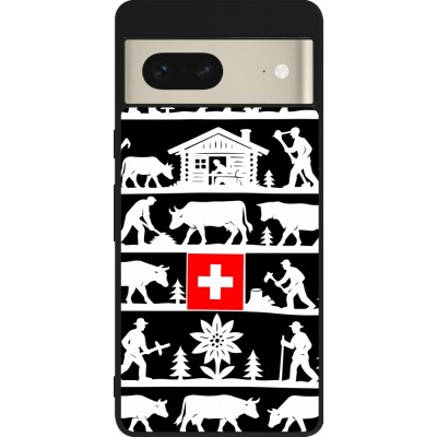 Google Pixel 7 Case Hülle - Silikon schwarz Poya Schweiz 1 schwarz