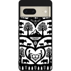 Google Pixel 7 Case Hülle - Silikon schwarz Poya Schweiz 2